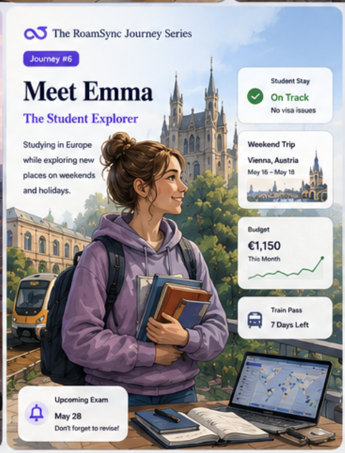 Emma's journey card
